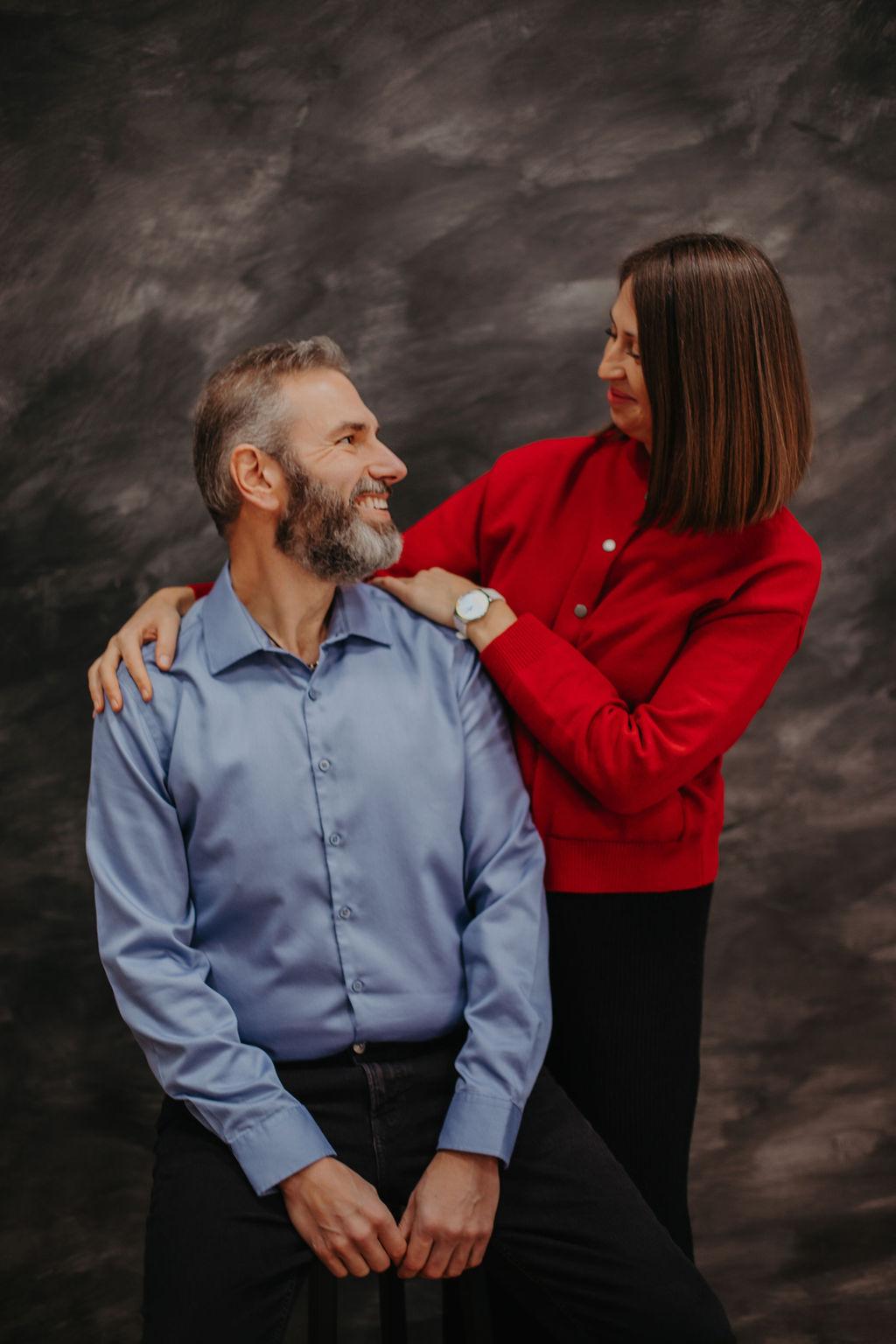 Stacy Miskew and his wife